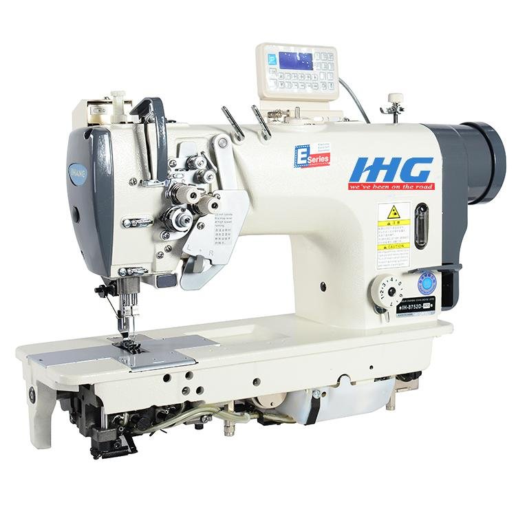 Industrial Computer Direct-Drive Double Needle Sewing Machine With Split Bar 