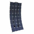 100W 12V Bendable Lightweight Thin Monocrystalline Flexible Solar Panel 1