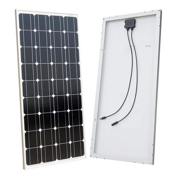 100W 12V Monocrystalline Solar Panel Kit with 20A LCD Charge Controller 2