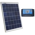 20W 12V Polycrystalline Solar Panel Charging Kit 1