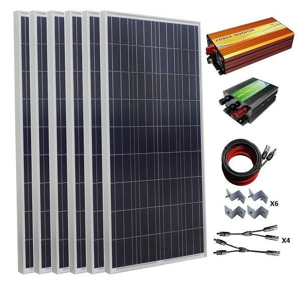 900W 24V Polycrystalline Off Grid Solar Panel Kit  2
