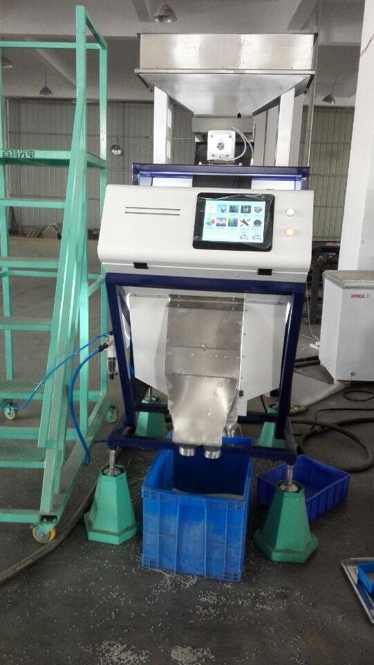 CCD single chute lower price small capacity color sorter for home use 4
