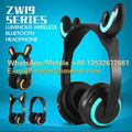 Luminous Ear Cat Bluetooth Headphone 1