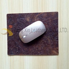 Personalised Real Leather Mouse Mat for