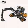 CS85-9 wheel hydraulic excavator 7 ton digger price  1