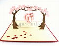 BT100-love tree-3D-pop up card-greeting