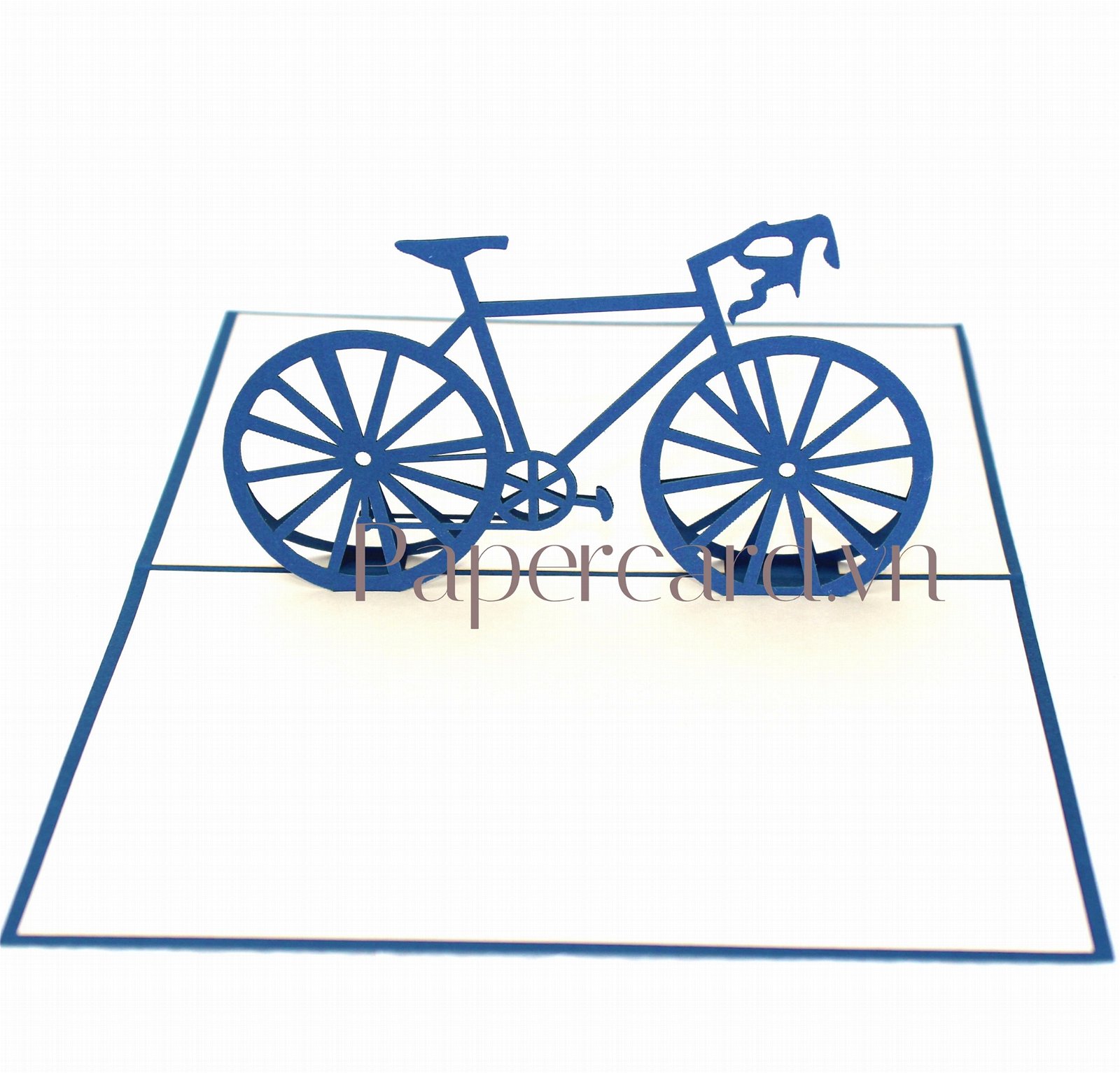 cyclist-3d-pop up card-greeting card-origamiccard