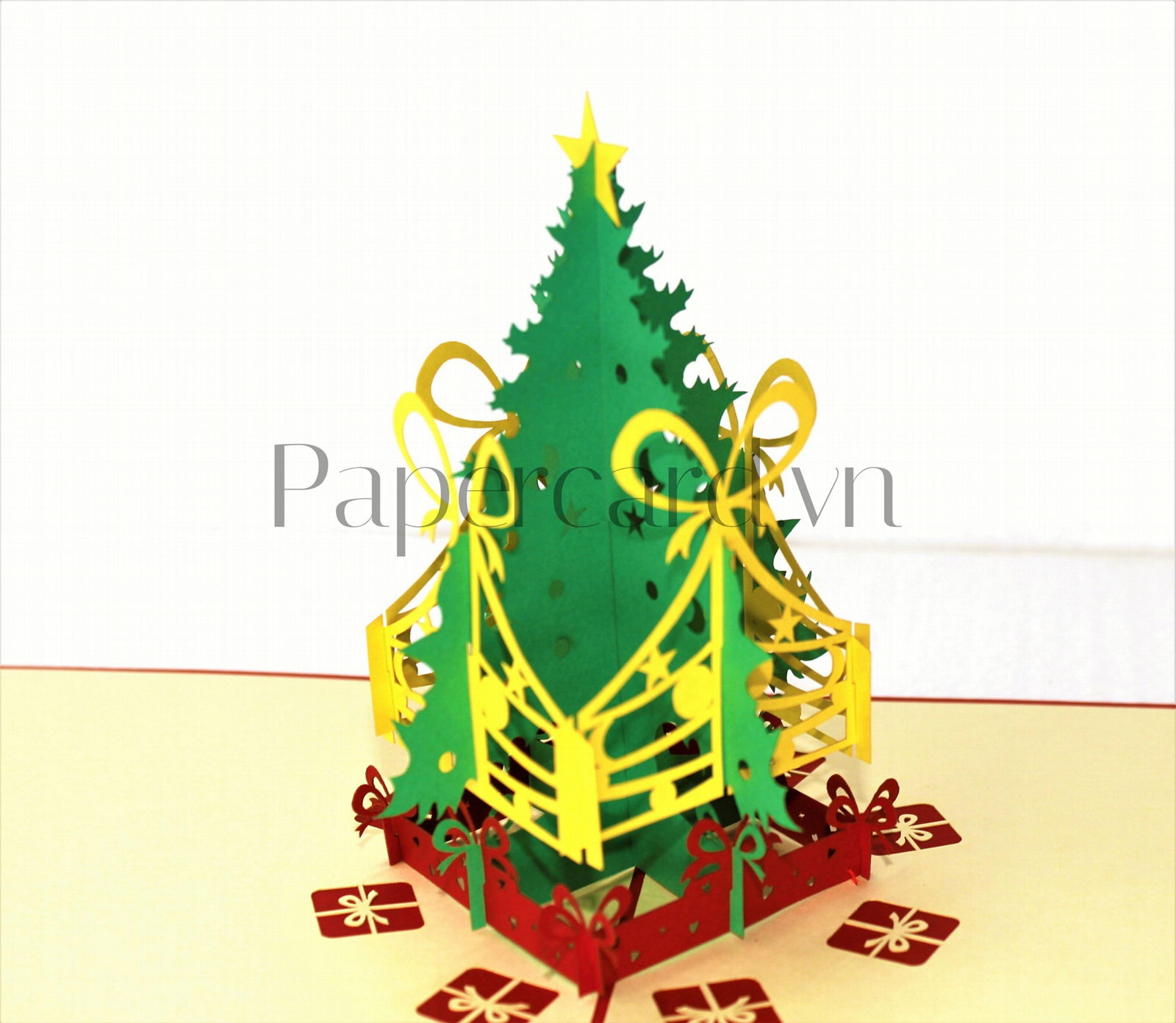 christmas tree-ninrio-3Dcard-popupcard-origamiccard--christmas card 2