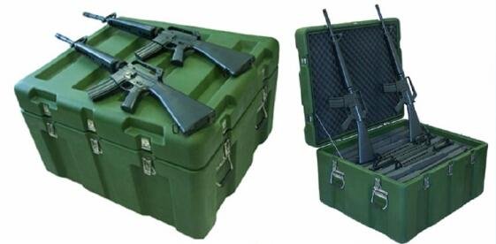 Rotomolded military box plastic rotational mould case made of PE with OEM servic 2