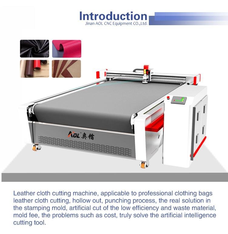 Jinan AOL nylon fabric cloth textile cutting machine