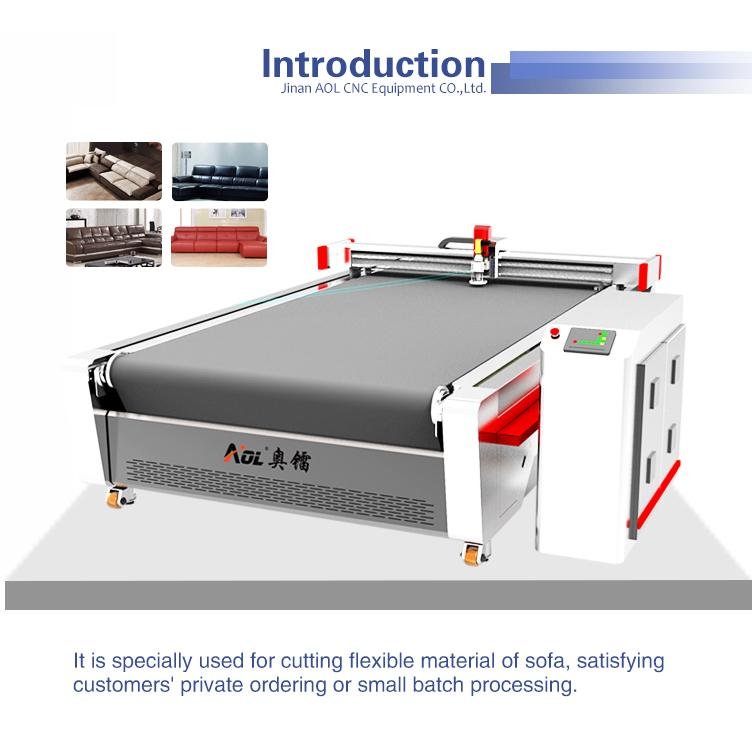 Jinan AOL nylon fabric cloth textile cutting machine 5