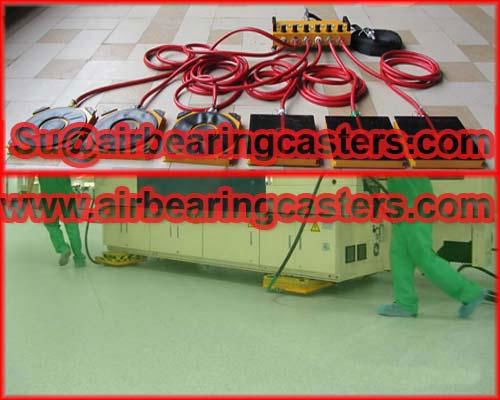air casters is move cleanroom machinery