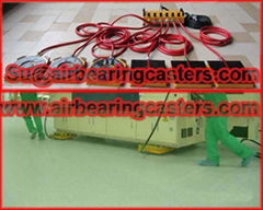 air casters is move cleanroom machinery