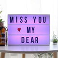 LED color change marquee light box with remote control 2