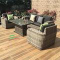 siyu furniture outdoor rattan wicker sofa set 5