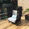 siyu furniture modern outdoor PE rattan sofa set  2