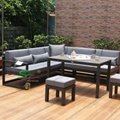 siyu furniture outdoor patio furniture garden sofa set 5