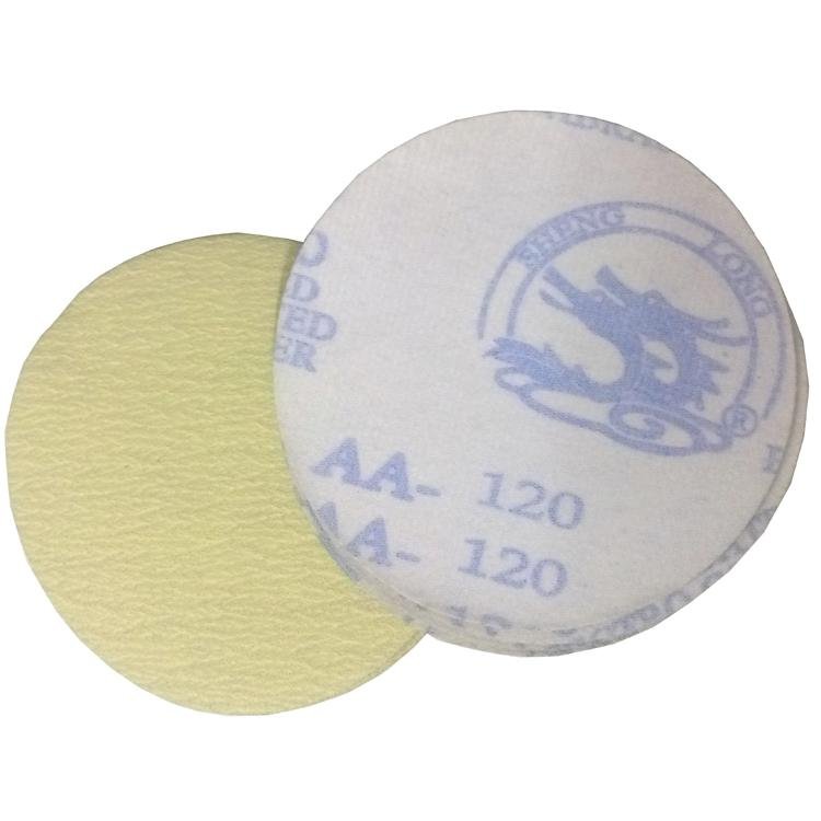 Gold abrasive sanding paper disc 3