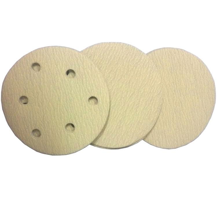 Gold abrasive sanding paper disc 4