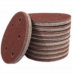 adhesive abrasive red sanding disc