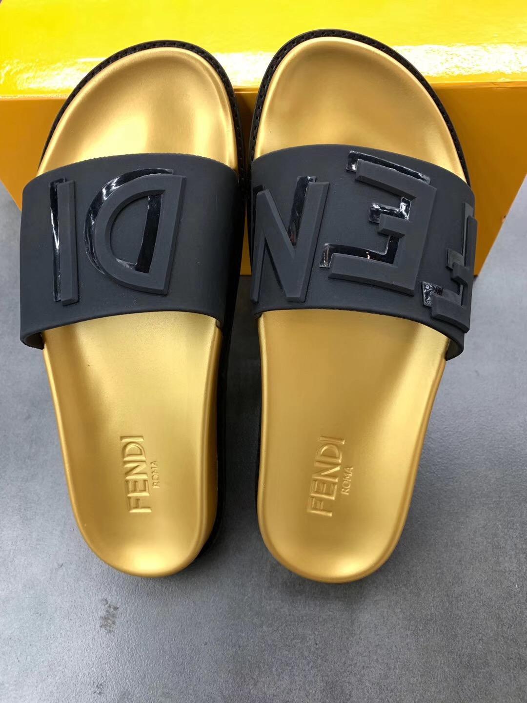 fendi pearland logo slides