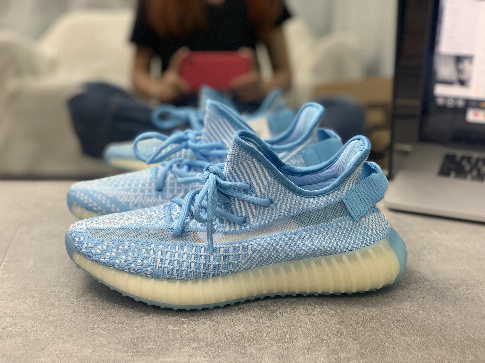 yeezy blue sky