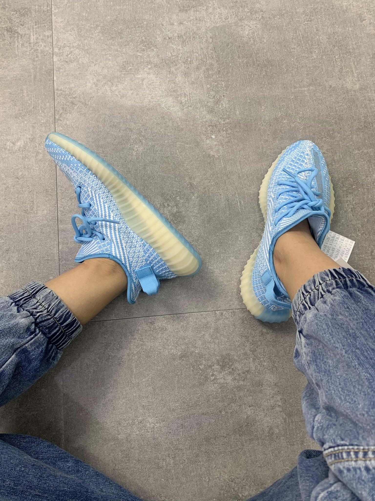 yeezy blue sky