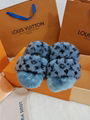 New LV Wool Slippers Lv hourse slippers Lv heel shoes 