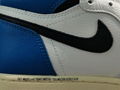 2021 New Air Jordan 1 OG SP Military Blue x Fragment x Travis  sneaker shoes
