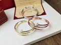 wholesale Cartier Bracelet Ring Necklace all brand 18k Gold Luxury jewelry set 1