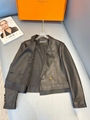  2021 New BALMAIN Leather Biker Jacket  women leather jacket 