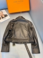  2021 New BALMAIN Leather Biker Jacket  women leather jacket 