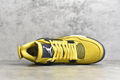 New Arrived  Air Jordan 4 Yeellow＂Lightning＂CT8527-700  Sneaker shoes