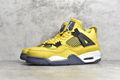 New Arrived  Air Jordan 4 Yeellow＂Lightning＂CT8527-700  Sneaker shoes