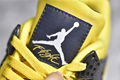 New Arrived  Air Jordan 4 Yeellow＂Lightning＂CT8527-700  Sneaker shoes