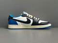 2021 New Style Travis Scott Fragment X Air Jordan 1 High OG＂Military Blue＂sport 