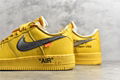 New Style Air Force 1 x OFF White University Gold DD1876 700 