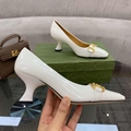 2022 New Style Leather Medusa Icon Pumps Shoes Ladies high heel pumps