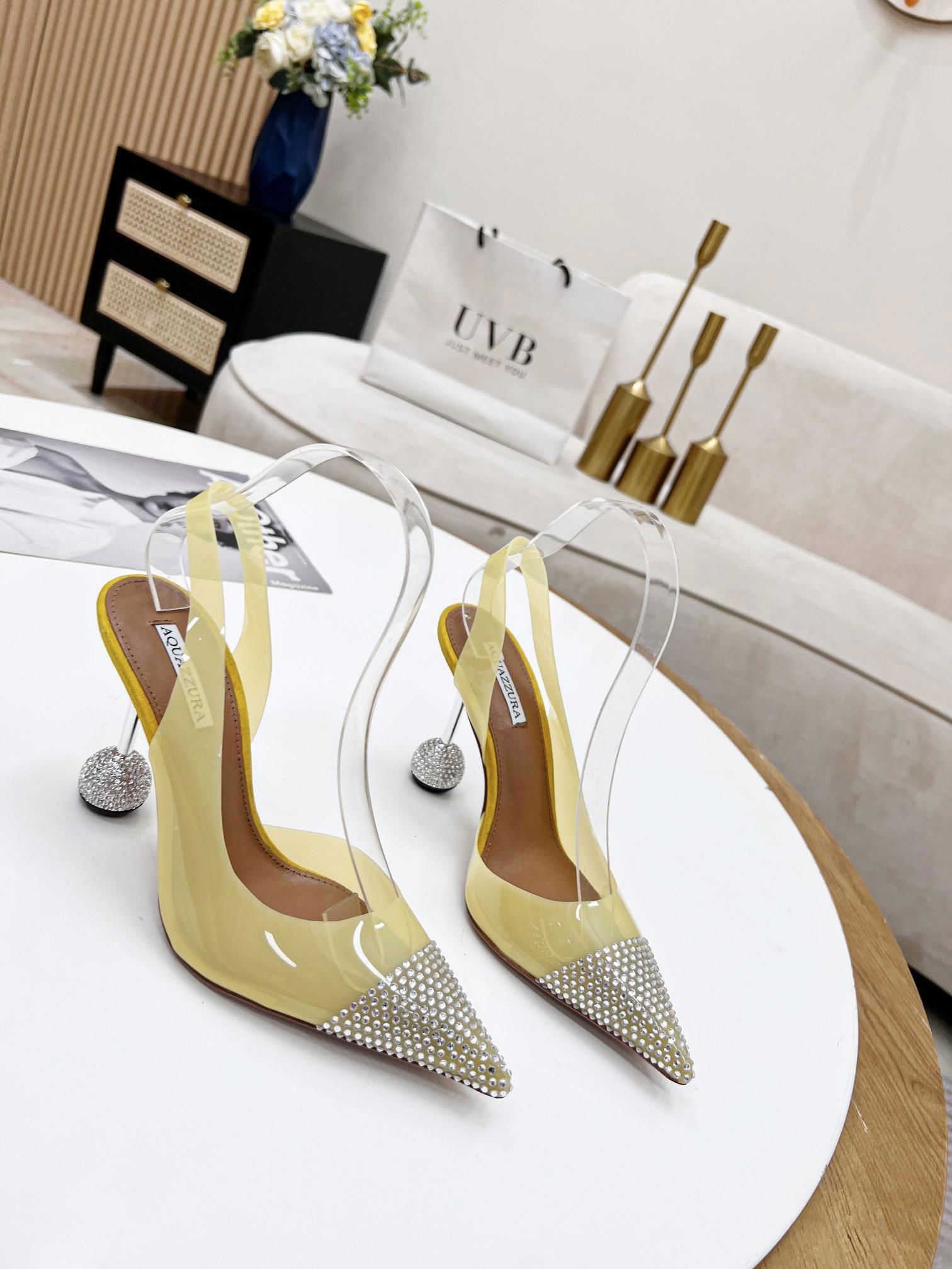 2022 aquazzura high heels aquazzura sandals heel women’s shoes AQ Fashion To 4