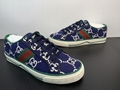 2022 top gucci blue shoes Ace embroidered sneaker men shoes shoes men