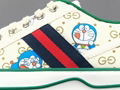 2022 new Beige doraemon GUCCl Gucci Tennis 1977 series collision color sneakers 