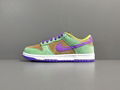  Brown and green NIKE DUNK Low SP "Veneer" vintage casual shoes for men WOMEN