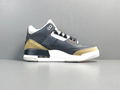 Black and brown Elephant Air Jordan 3 "Desrt Elephant" retro basketball shoes