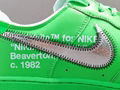 top quality Off-white X Nike Air Force 1 Low "Green sport shoes