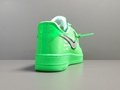top quality Off-white X      Air Force 1 Low "Green sport shoes 6