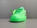 top quality Off-white X      Air Force 1 Low "Green sport shoes 7