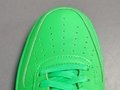 top quality Off-white X      Air Force 1 Low "Green sport shoes 17