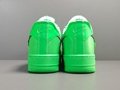 top quality Off-white X      Air Force 1 Low "Green sport shoes 18