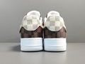 LOUlS VUlTTON X      Air Force 1 fashion casual shoes 9