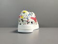 Color splash-ink Bape SK8 Sta fashion classic low top fashion shoe custom patent